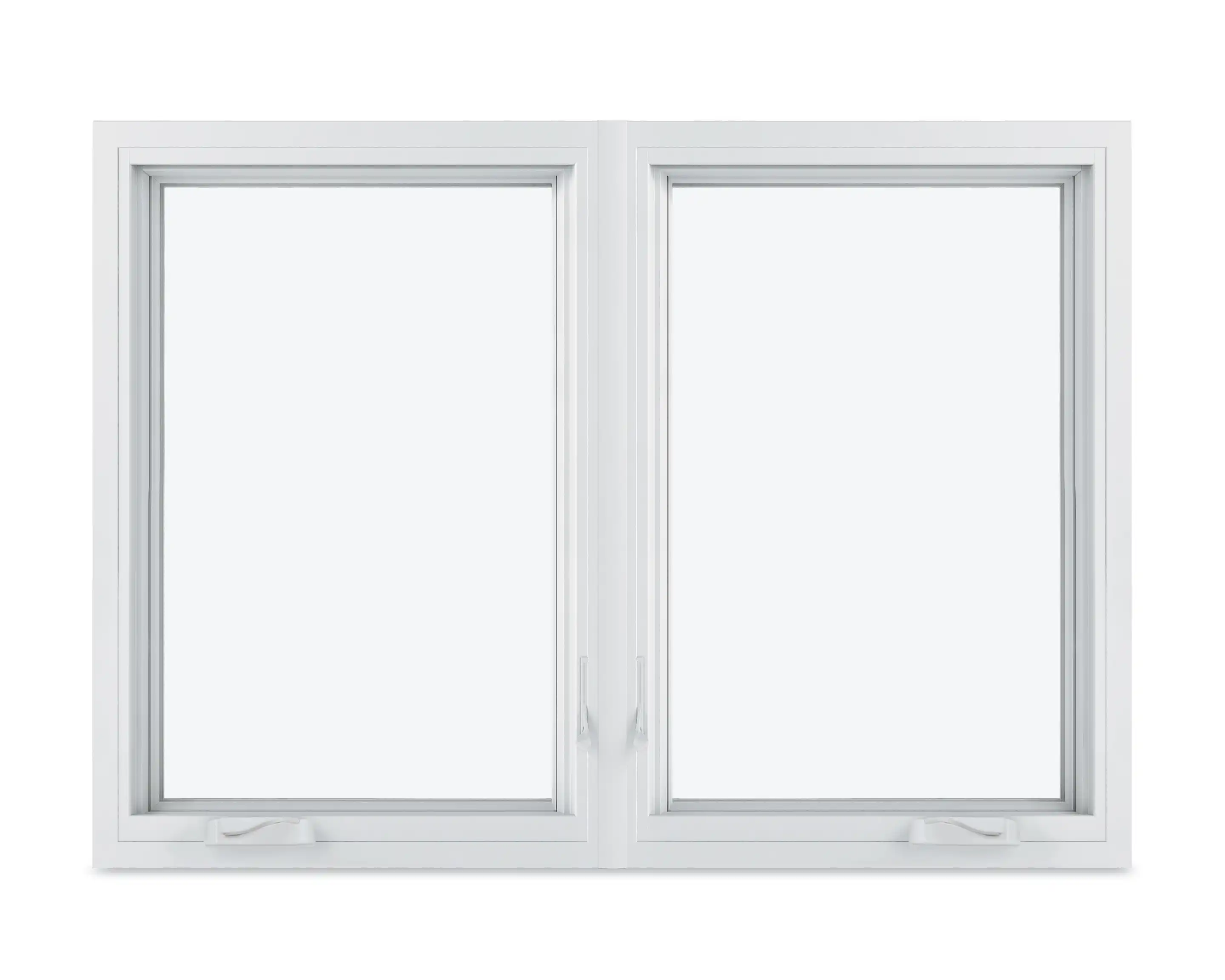View of a Marvin Replacement two-wide Casement window configuration.