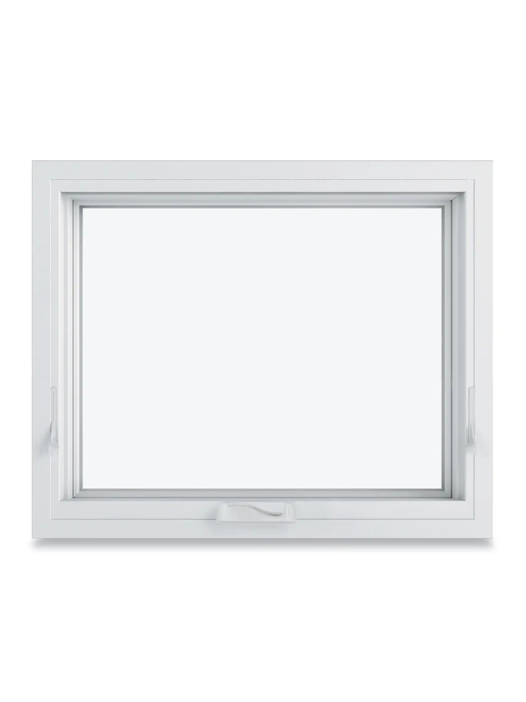 Image of a standard white Marvin Replacement Awning window.