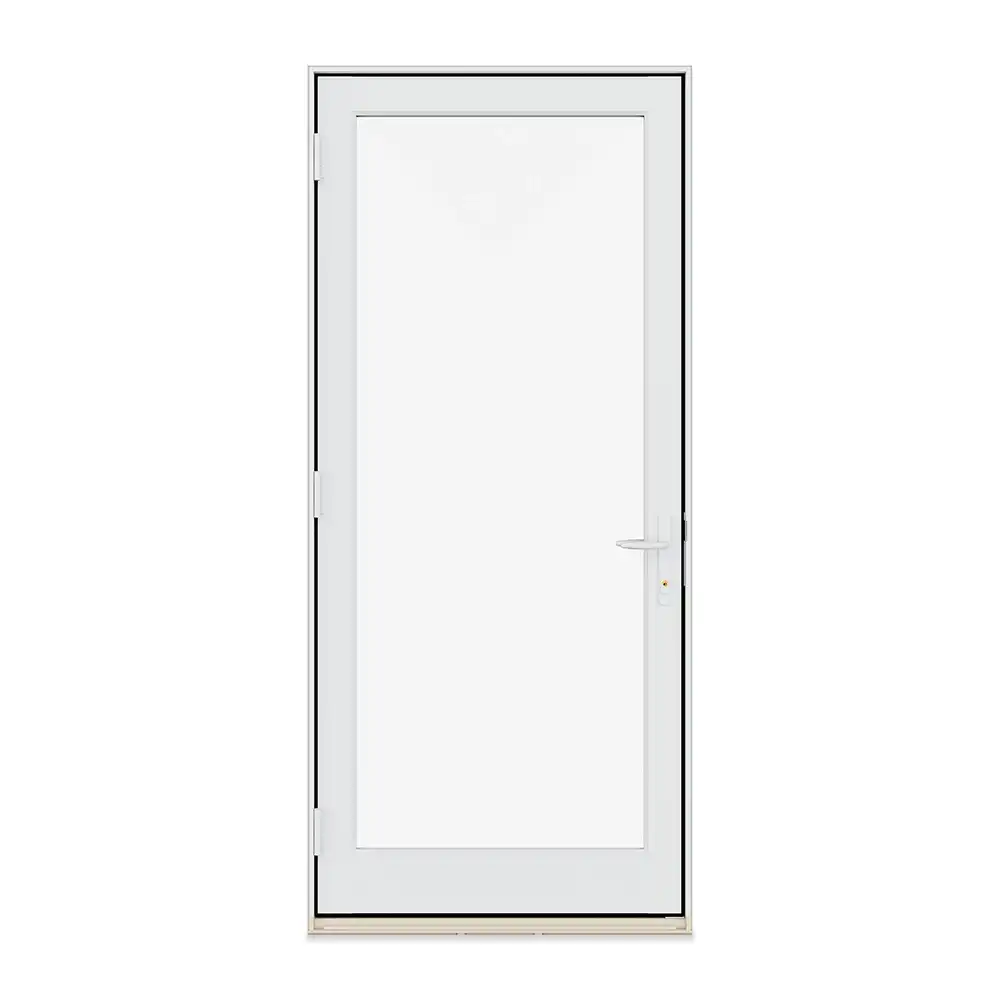White Marvin Replacement one-panel exterior outswing French door.